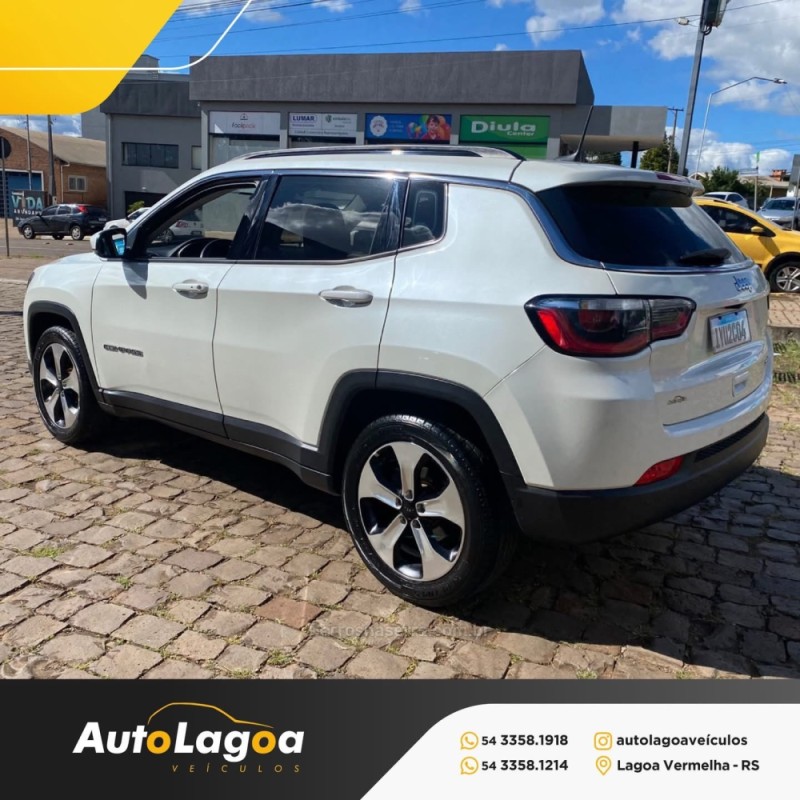 COMPASS 2.0 16V FLEX LONGITUDE AUTOMÁTICO - 2018 - LAGOA VERMELHA