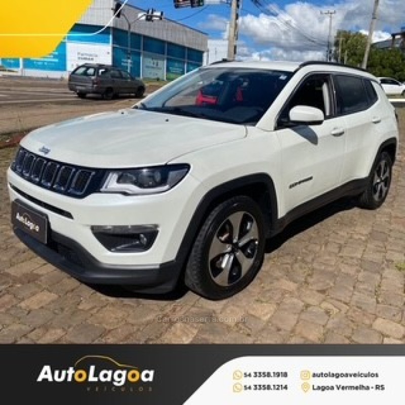 COMPASS 2.0 16V FLEX LONGITUDE AUTOMÁTICO - 2018 - LAGOA VERMELHA