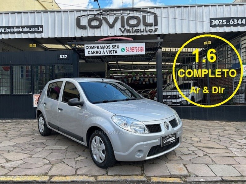 sandero 1.6 expression 8v flex 4p manual 2010 caxias do sul