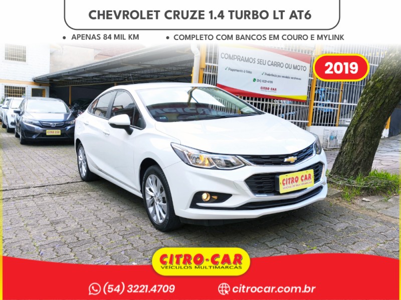 cruze 1.4 turbo lt 16v flex 4p automatico 2019 caxias do sul