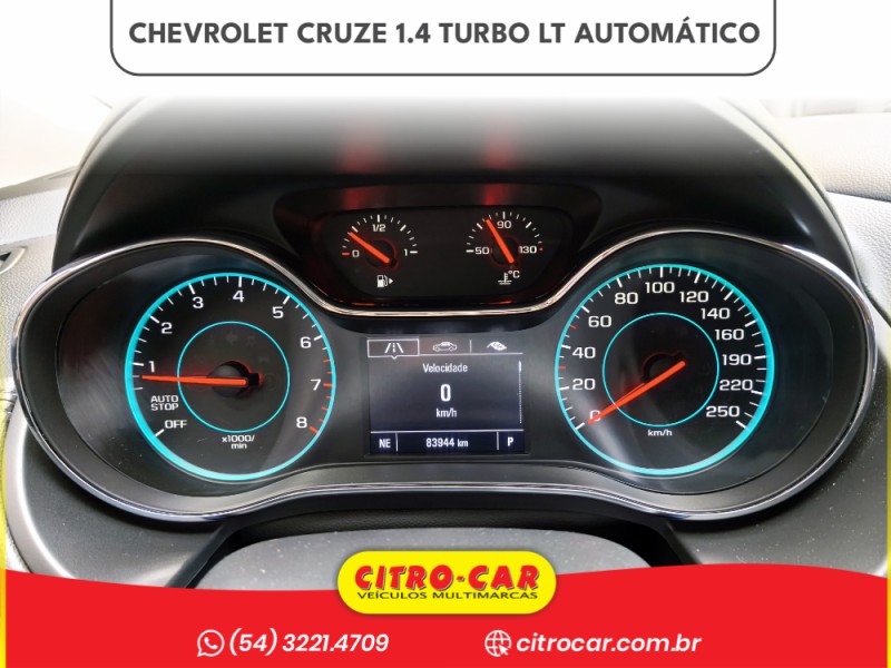 CRUZE 1.4 TURBO LT 16V FLEX 4P AUTOMÁTICO - 2019 - CAXIAS DO SUL