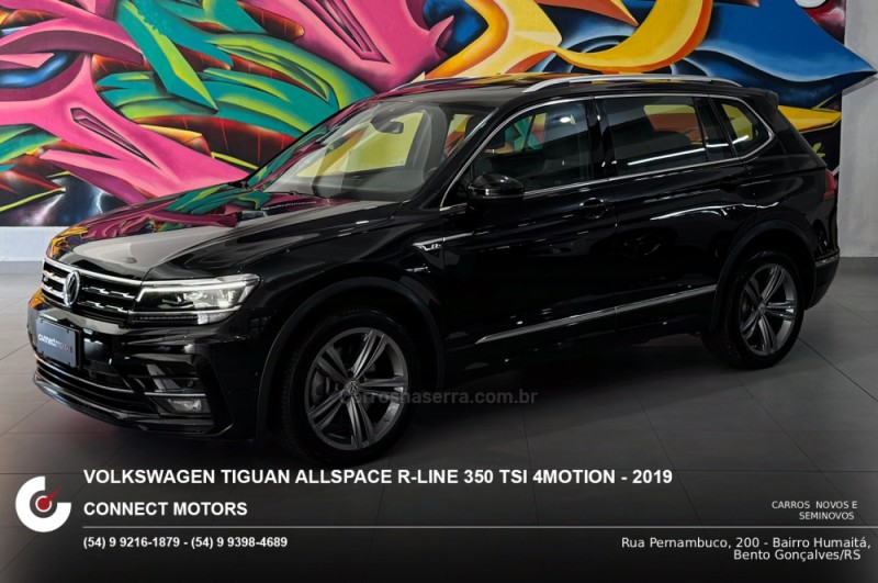 TIGUAN 2.0 ALLSPACE R-LINE 350 TSI 4X4 GASOLINA 4P - 2019 - BENTO GONçALVES