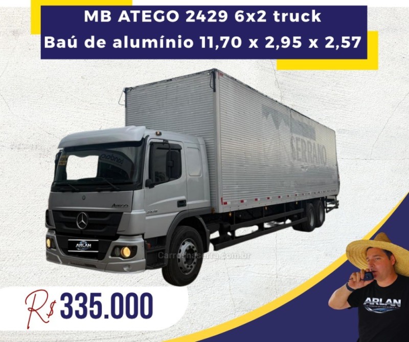 atego 2429 6x2 2014 portao