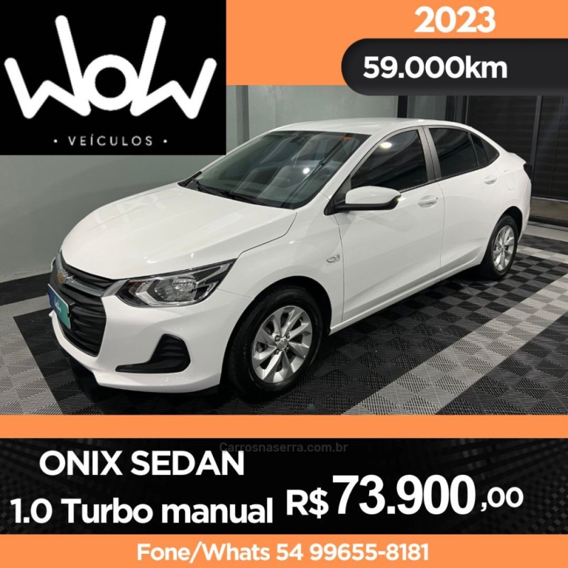 ONIX 1.0 LT PLUS 12V TURBO 4P FLEX MANUAL - 2023 - BENTO GONçALVES