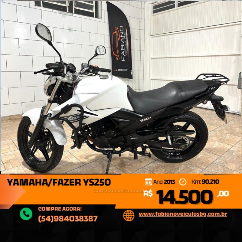 fazer ys 250 blueflex 2013 bento goncalves