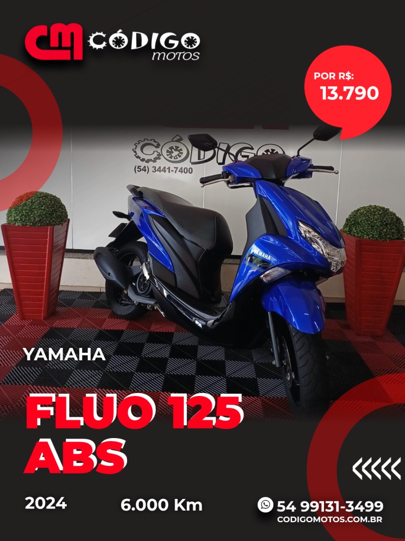 fluo 125 abs  2024 veranopolis