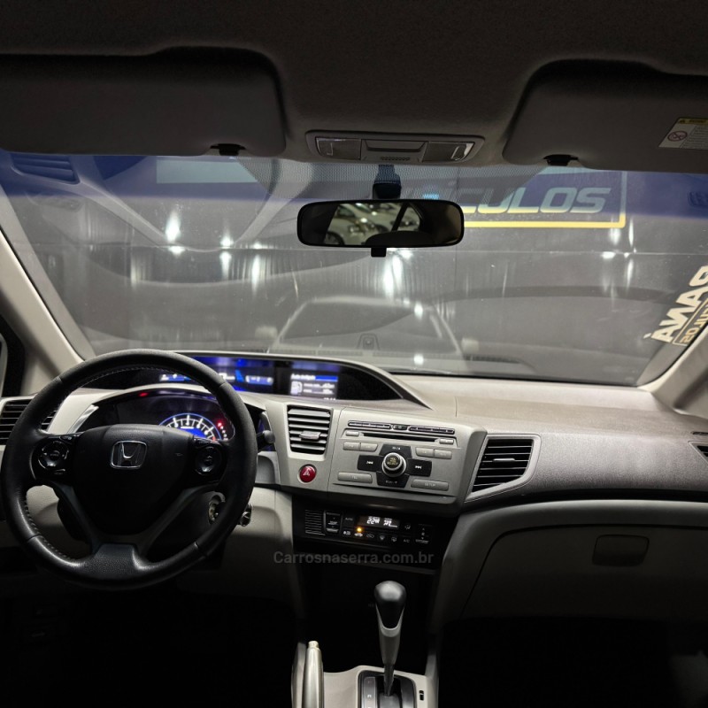 CIVIC 1.8 LXS 16V FLEX 4P AUTOMÁTICO - 2014 - ESTâNCIA VELHA