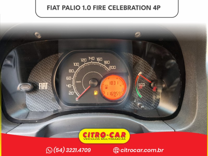 PALIO 1.0 MPI FIRE CELEBRATION ECONOMY 8V FLEX 4P MANUAL - 2016 - CAXIAS DO SUL