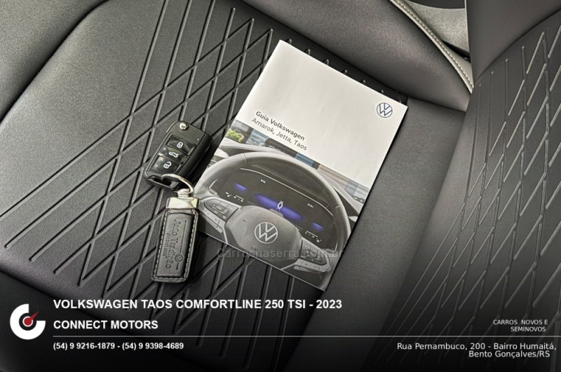 TAOS 1.4 16V COMFORTLINE TSI FLEX 4P AUTOMÁTICO - 2023 - BENTO GONçALVES