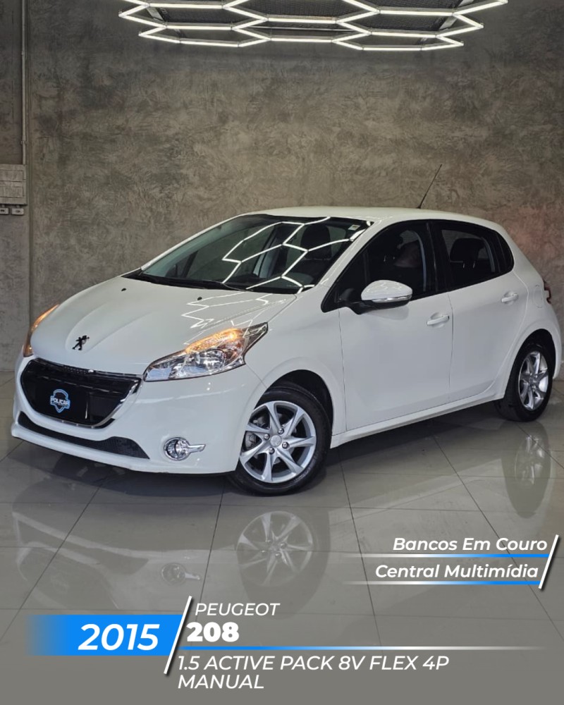 208 1.5 active pack 8v flex 4p manual 2015 caxias do sul