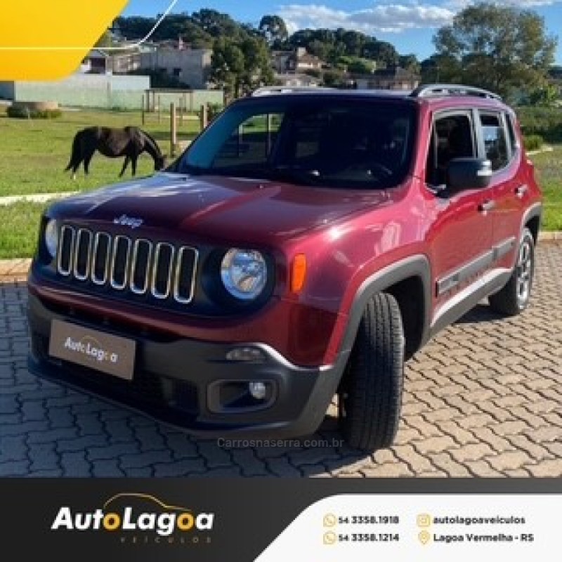 RENEGADE 1.8 16V FLEX SPORT 4P MANUAL - 2016 - LAGOA VERMELHA