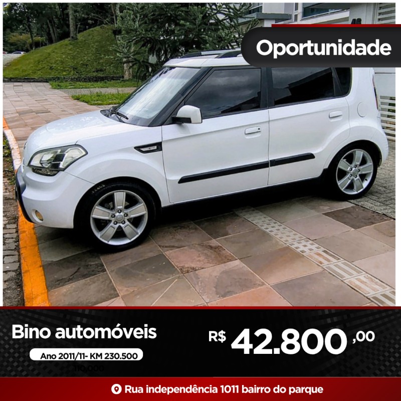 soul 1.6 ex 16v flex 4p automatico 2011 farroupilha