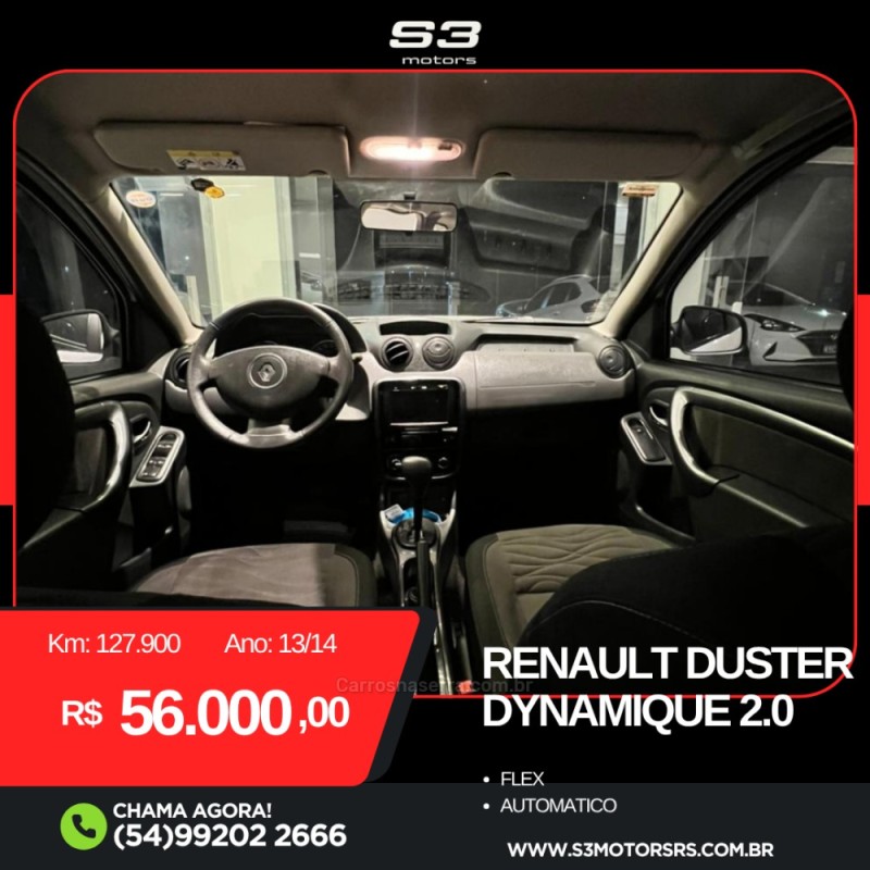DUSTER 2.0 DYNAMIQUE 4X2 16V FLEX 4P AUTOMÁTICO - 2014 - CAXIAS DO SUL