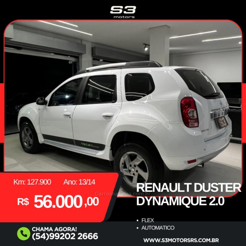 DUSTER 2.0 DYNAMIQUE 4X2 16V FLEX 4P AUTOMÁTICO - 2014 - CAXIAS DO SUL