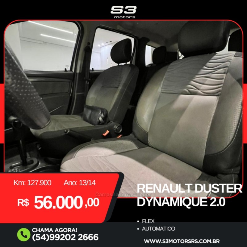 DUSTER 2.0 DYNAMIQUE 4X2 16V FLEX 4P AUTOMÁTICO - 2014 - CAXIAS DO SUL