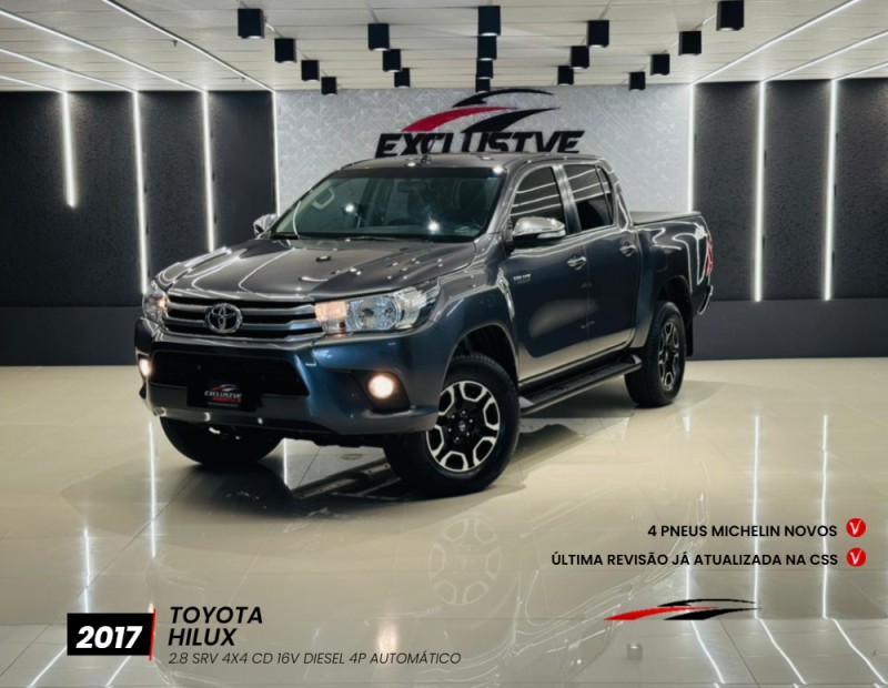 hilux 2.8 srv 4x4 cd 16v diesel 4p automatico 2017 caxias do sul