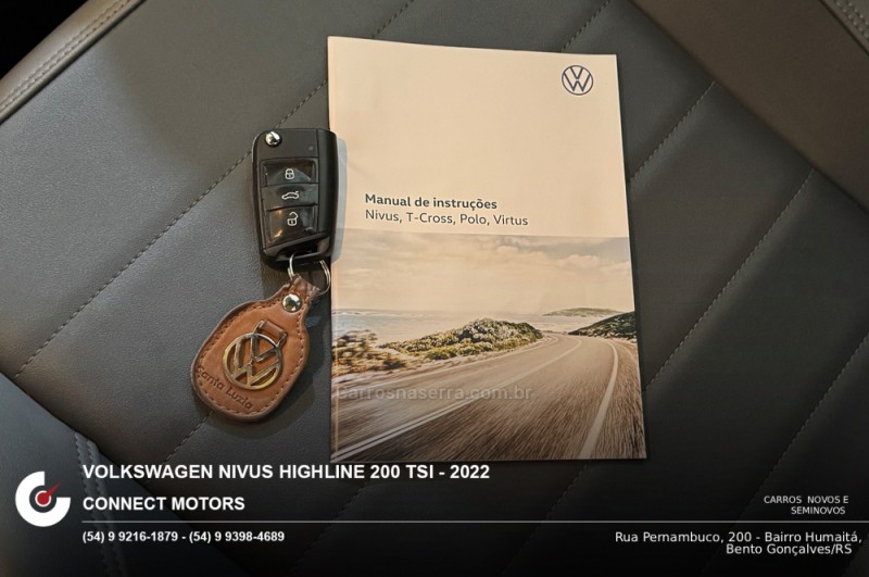 NIVUS 1.0 TSI HIGHLINE FLEX 4P AUTOMÁTICO - 2022 - BENTO GONçALVES