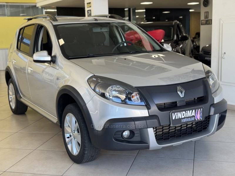 sandero 1.6 stepway 16v flex 4p manual 2012 flores da cunha