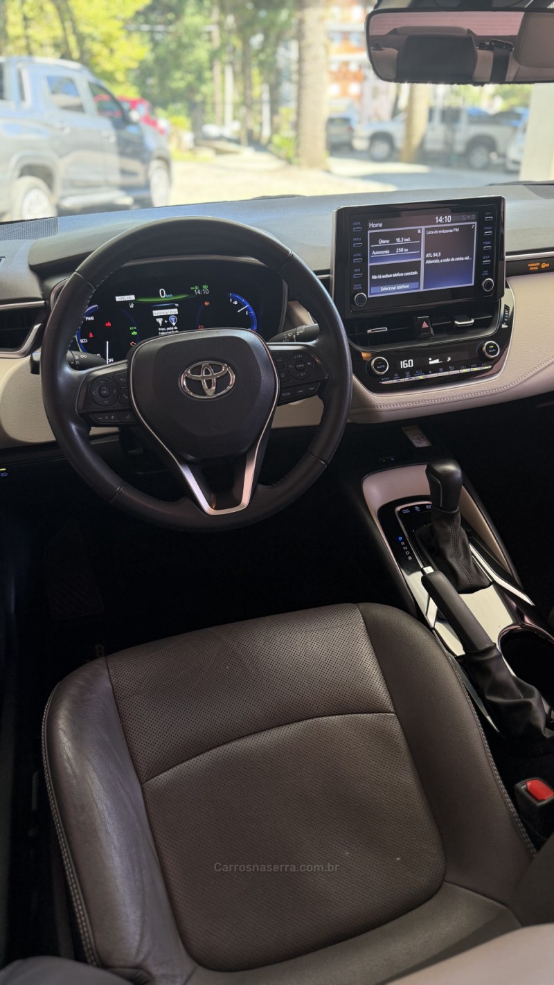 COROLLA 1.8 ALTIS PREMIUM 16V HÍBRIDO 4P AUTOMÁTICO - 2023 - CANELA