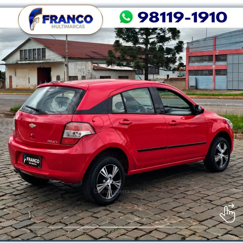 AGILE 1.4 MPFI LT 8V FLEX 4P MANUAL - 2012 - VACARIA