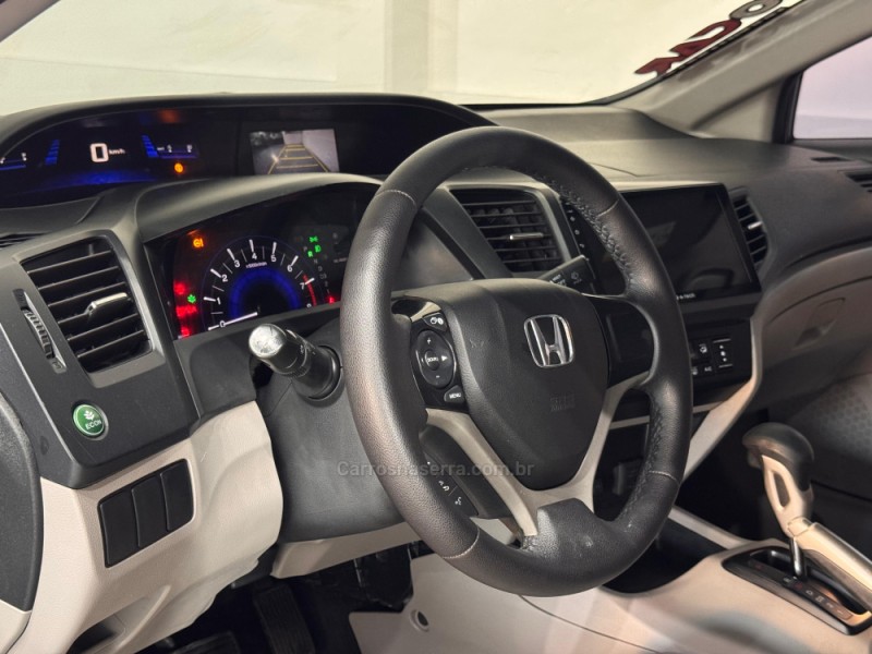 CIVIC 1.8 LXS 16V FLEX 4P AUTOMÁTICO - 2015 - ESTâNCIA VELHA