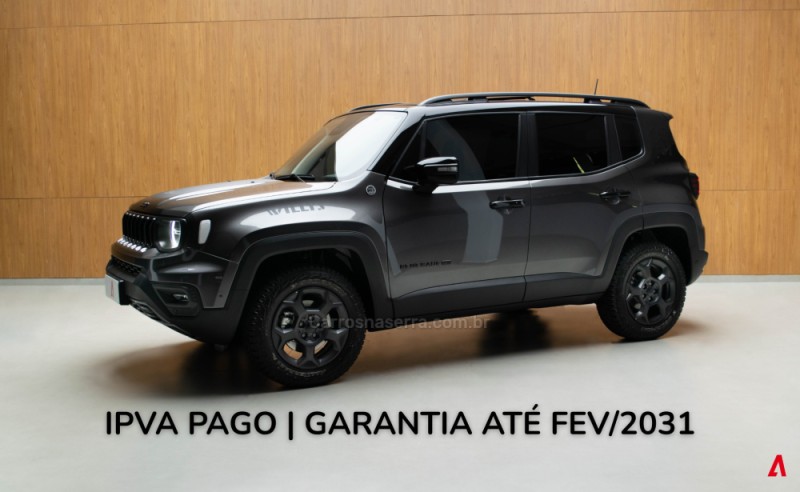 renegade 1.3 16v willys t270 4x4 turbo flex 4p automatico 2026 garibaldi
