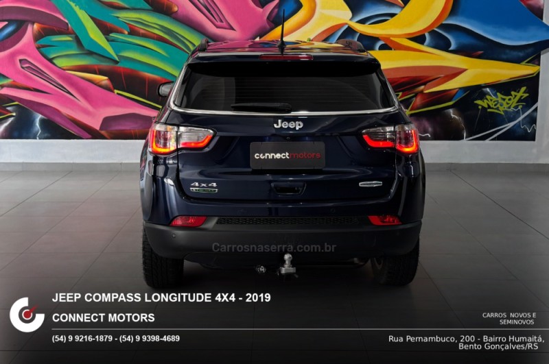 COMPASS 2.0 16V DIESEL LONGITUDE 4X4 AUTOMÁTICO - 2019 - BENTO GONçALVES