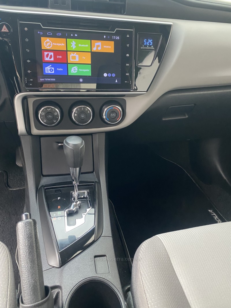 COROLLA 1.8 GLI UPPER 16V FLEX 4P AUTOMÁTICO - 2018 - CAXIAS DO SUL