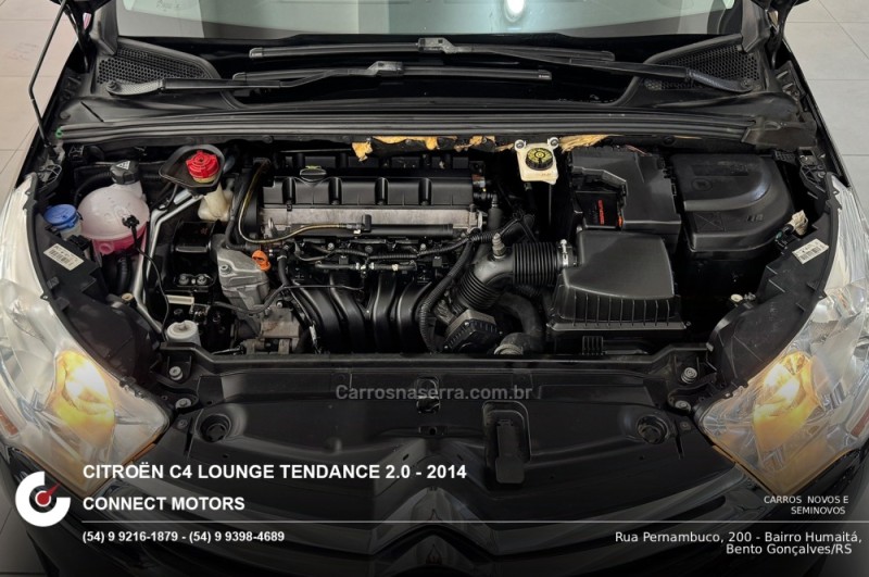 C4 LOUNGE 2.0 MPFI TENDANCE 16V FLEX 4P AUTOMÁTICO - 2014 - BENTO GONçALVES