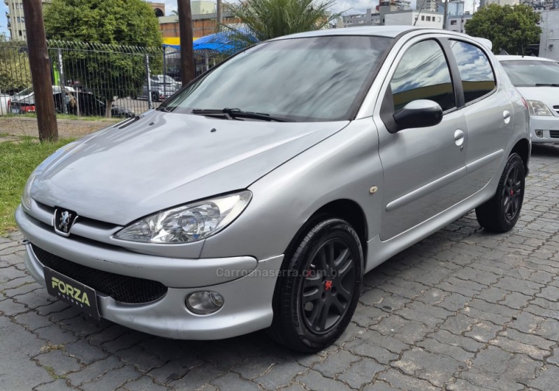 206 1.6 allure 16v flex 4p manual 2008 caxias do sul