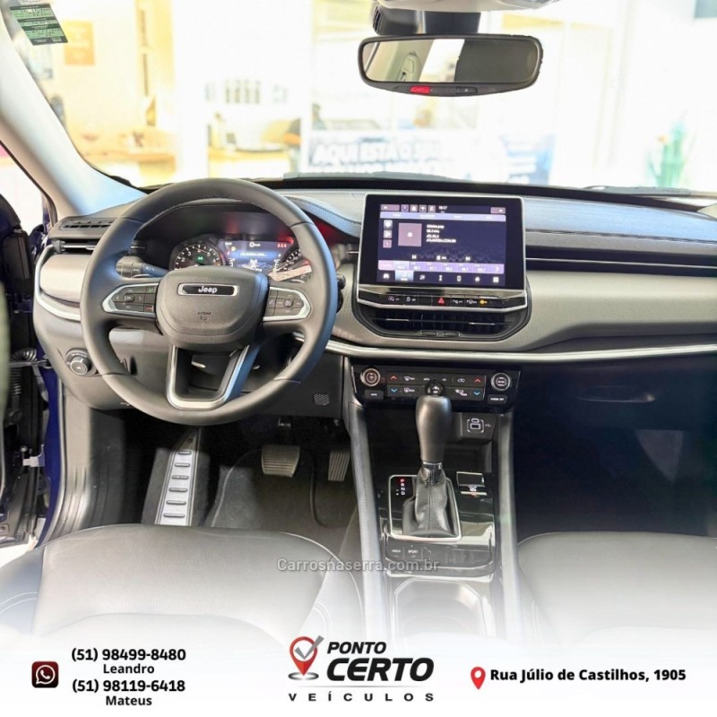 COMPASS 1.3 LONGITUDE T270 16V TURBO 4X2 FLEX 4P AUTOMÁTICO - 2024 - SANTA CRUZ DO SUL