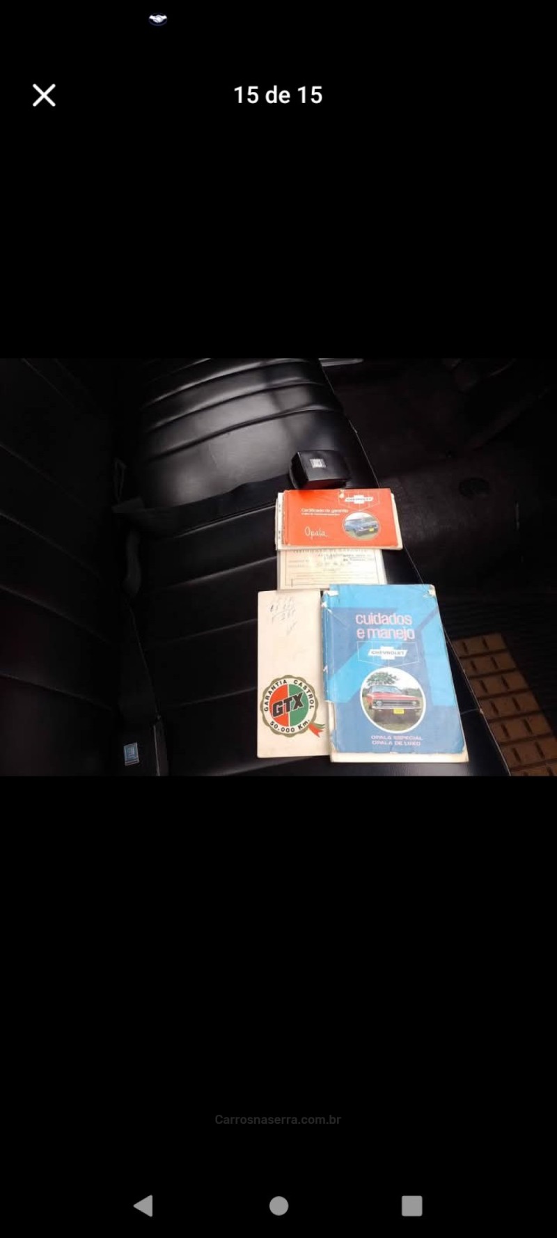 OPALA 2.5 ESPECIAL 8V GASOLINA 4P MANUAL - 1971 - BENTO GONçALVES