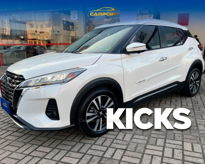 kicks 1.6 exclusive 16v flex 4p automatico 2022 caxias do sul