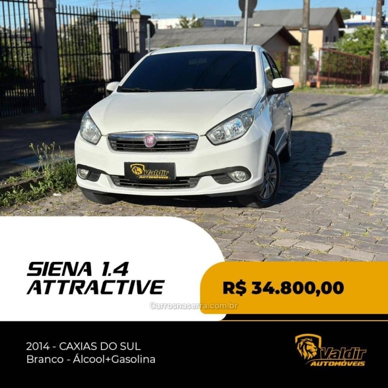 grand siena 1.4 mpi attractive 8v flex 4p manual 2014 caxias do sul