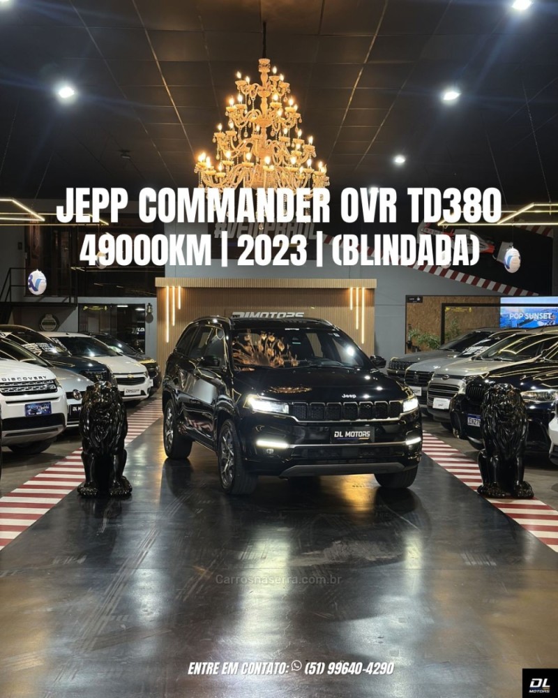 commander 2.0 overland t380 16v 4x4 turbo diesel 4p automatico 2023 lajeado