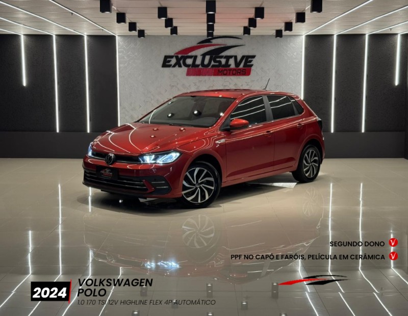polo 1.0 170 tsi 12v highline flex 4p automatico 2024 caxias do sul
