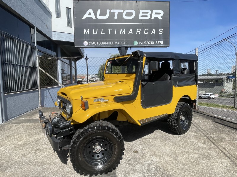 bandeirante 4.0 oj50l 4x4 teto lona diesel 2p manual 1969 caxias do sul