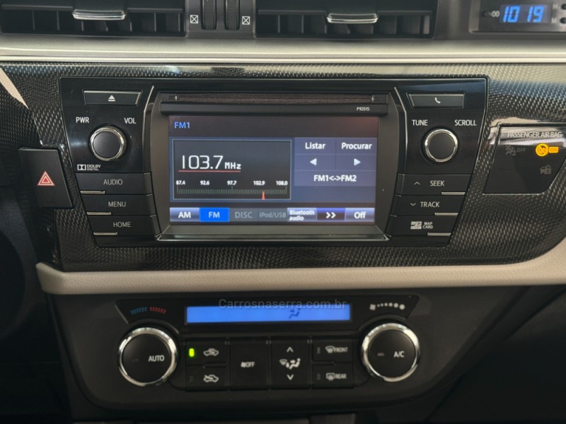 COROLLA 2.0 XEI 16V FLEX 4P AUTOMÁTICO - 2015 - CARLOS BARBOSA
