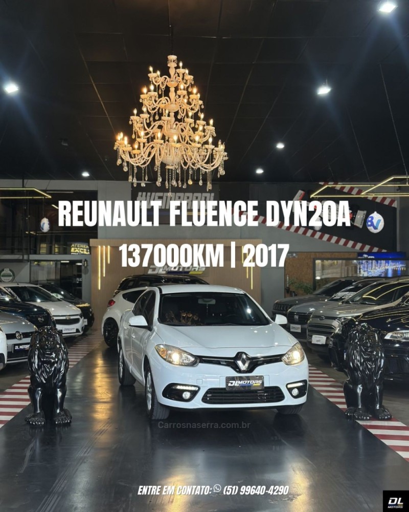 fluence 2.0 dynamique 16v flex 4p automatico 2027 lajeado