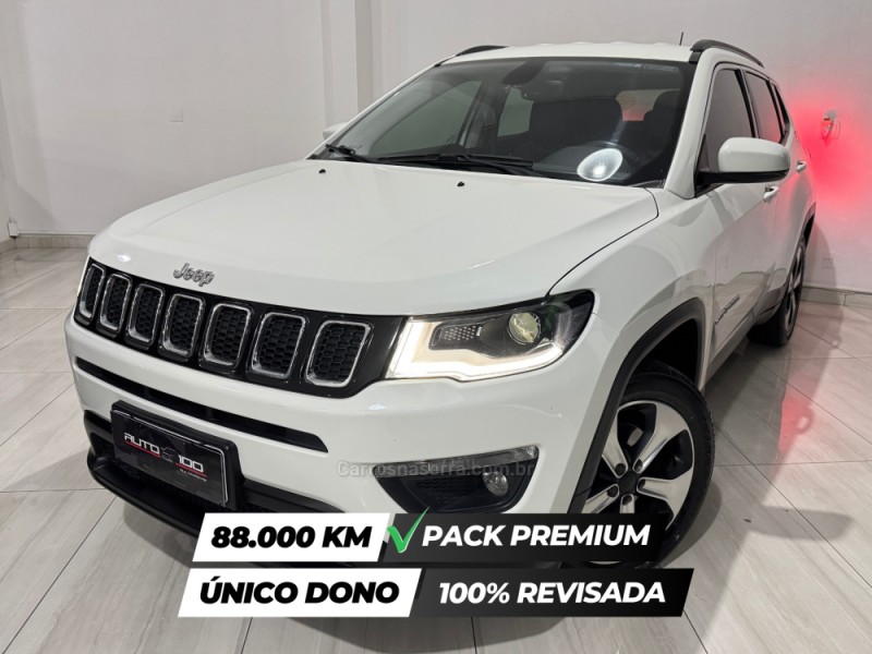 compass 2.0 16v flex longitude automatico 2018 caxias do sul