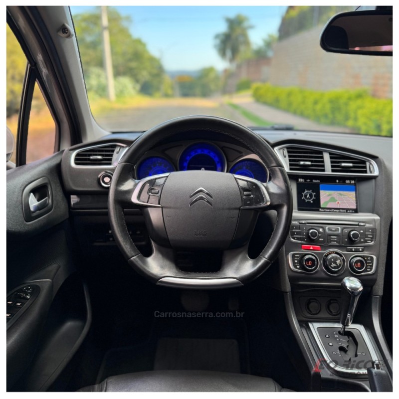 C4 LOUNGE 1.6 EXCLUSIVE 16V TURBO GASOLINA 4P AUTOMÁTICO - 2014 - CAMPO BOM