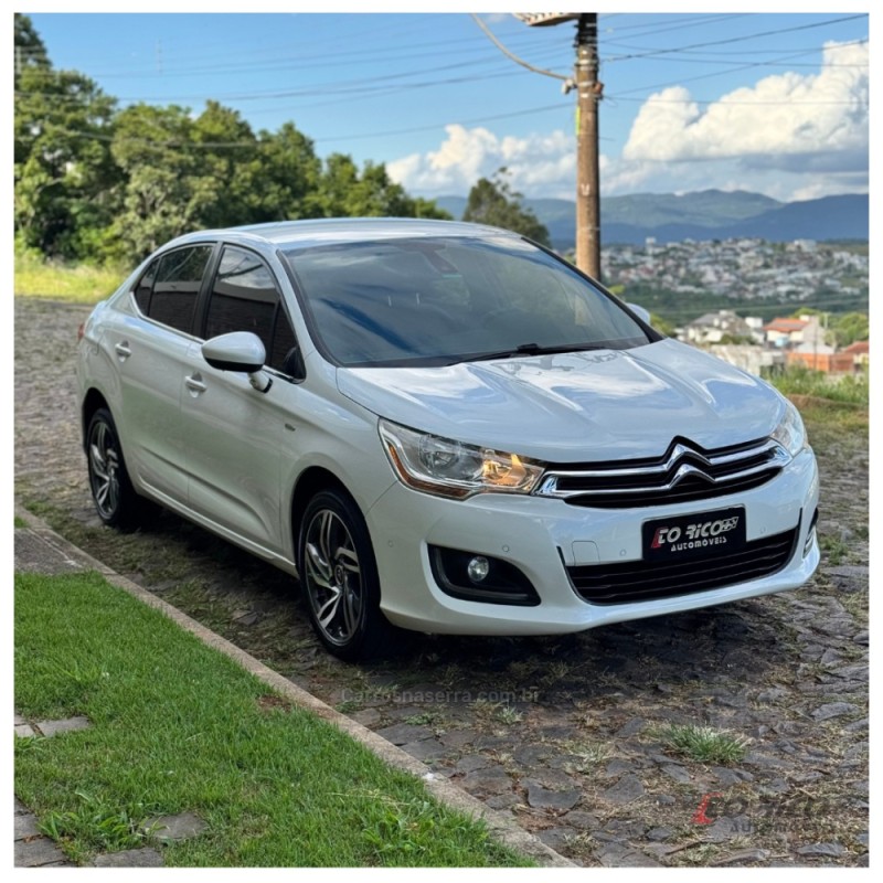 C4 LOUNGE 1.6 EXCLUSIVE 16V TURBO GASOLINA 4P AUTOMÁTICO - 2014 - CAMPO BOM
