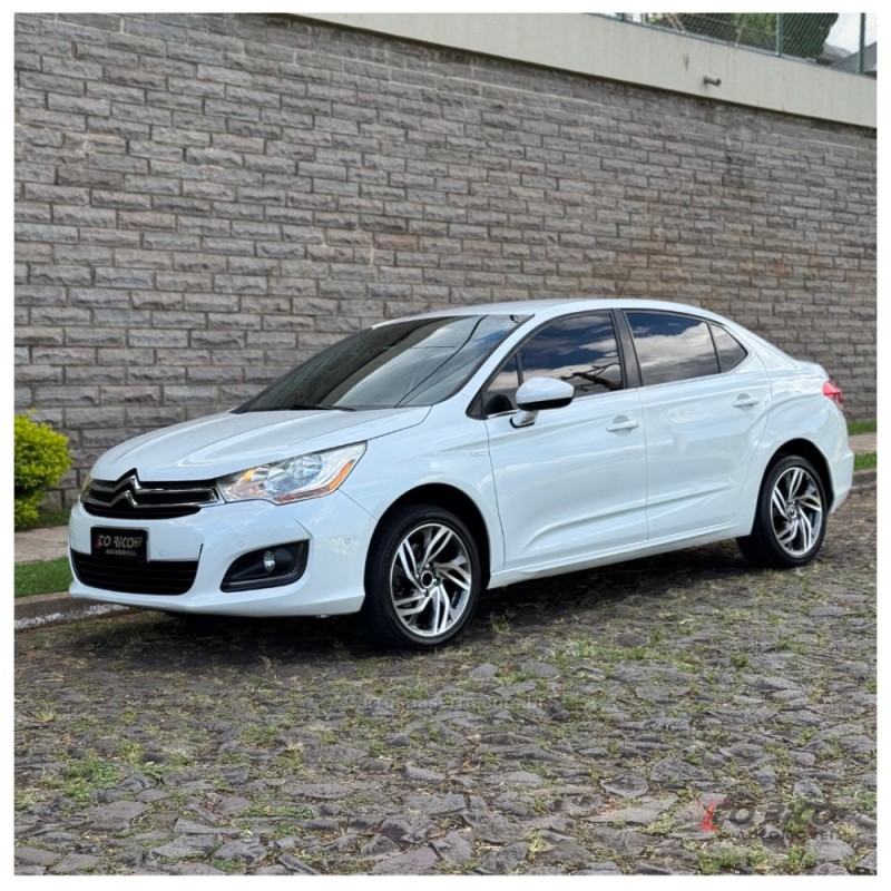 c4 lounge 1.6 exclusive 16v turbo gasolina 4p automatico 2014 campo bom