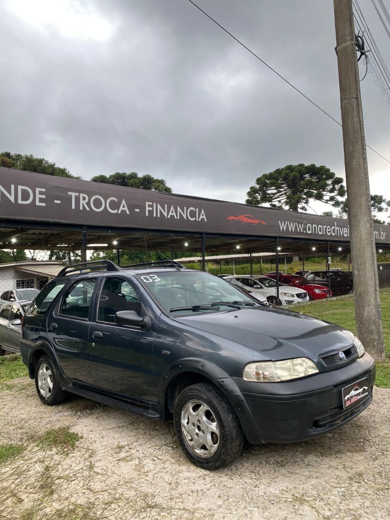 PALIO 1.6 MPI ADVENTURE WEEKEND 16V GASOLINA 4P MANUAL - 2003 - CAXIAS DO SUL