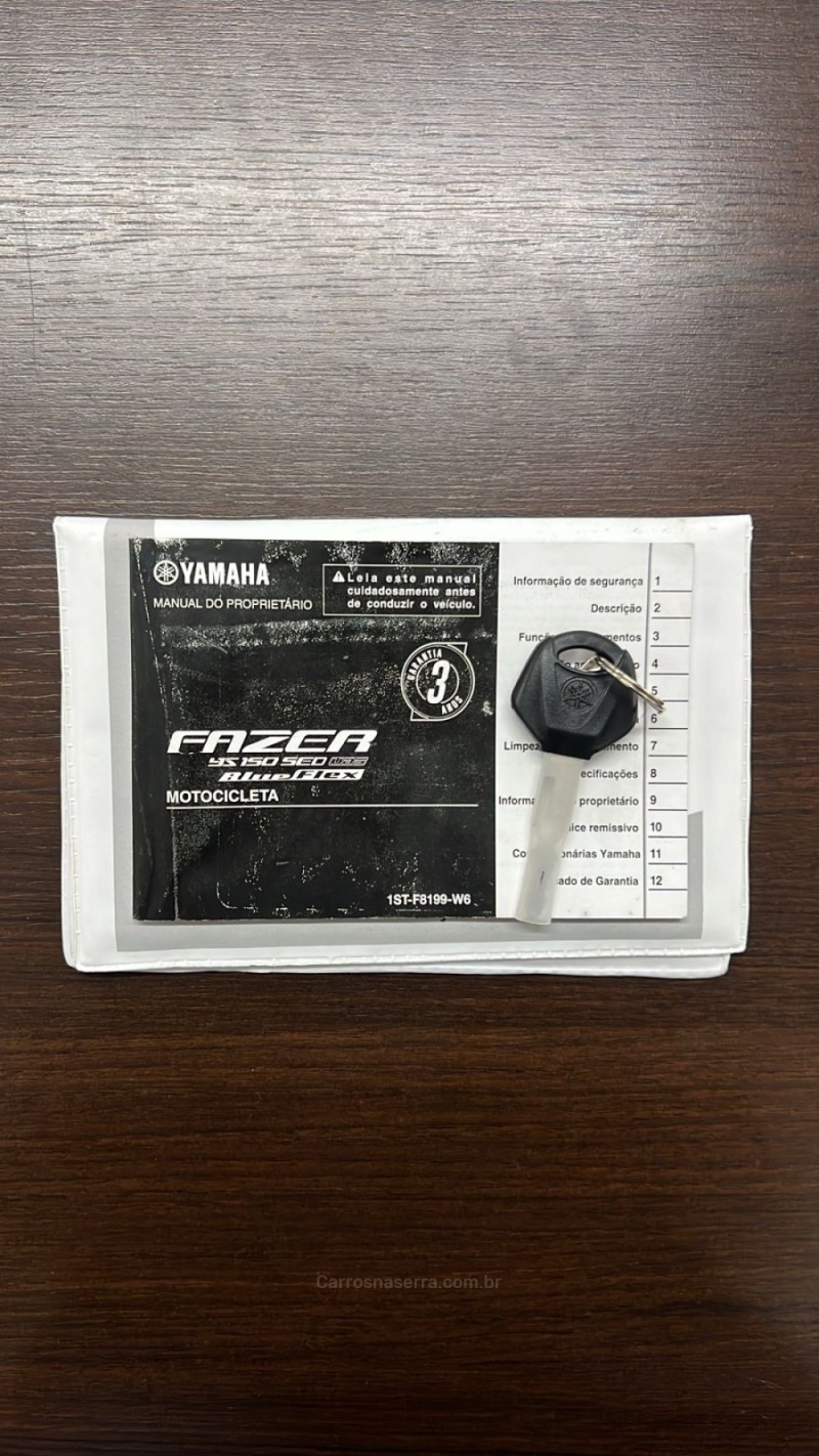 FAZER YS 150 SED - 2022 - CAMPO BOM