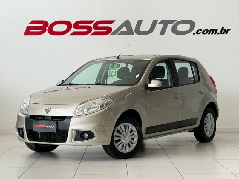 sandero 1.6 privilege 16v flex 4p automatico 2012 caxias do sul
