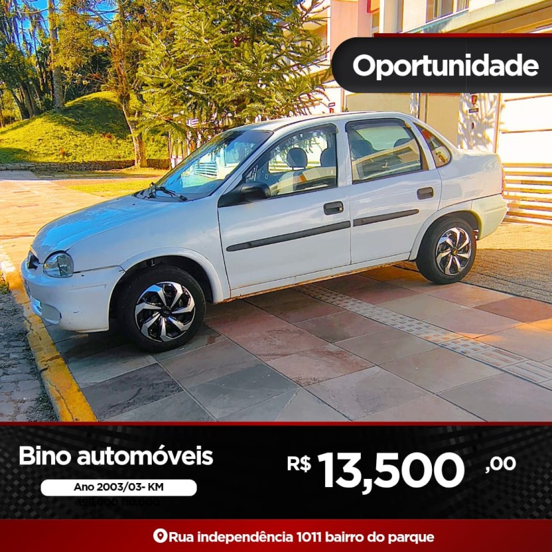 corsa 1.0 mpfi classic sedan 8v gasolina 4p manual 2004 farroupilha