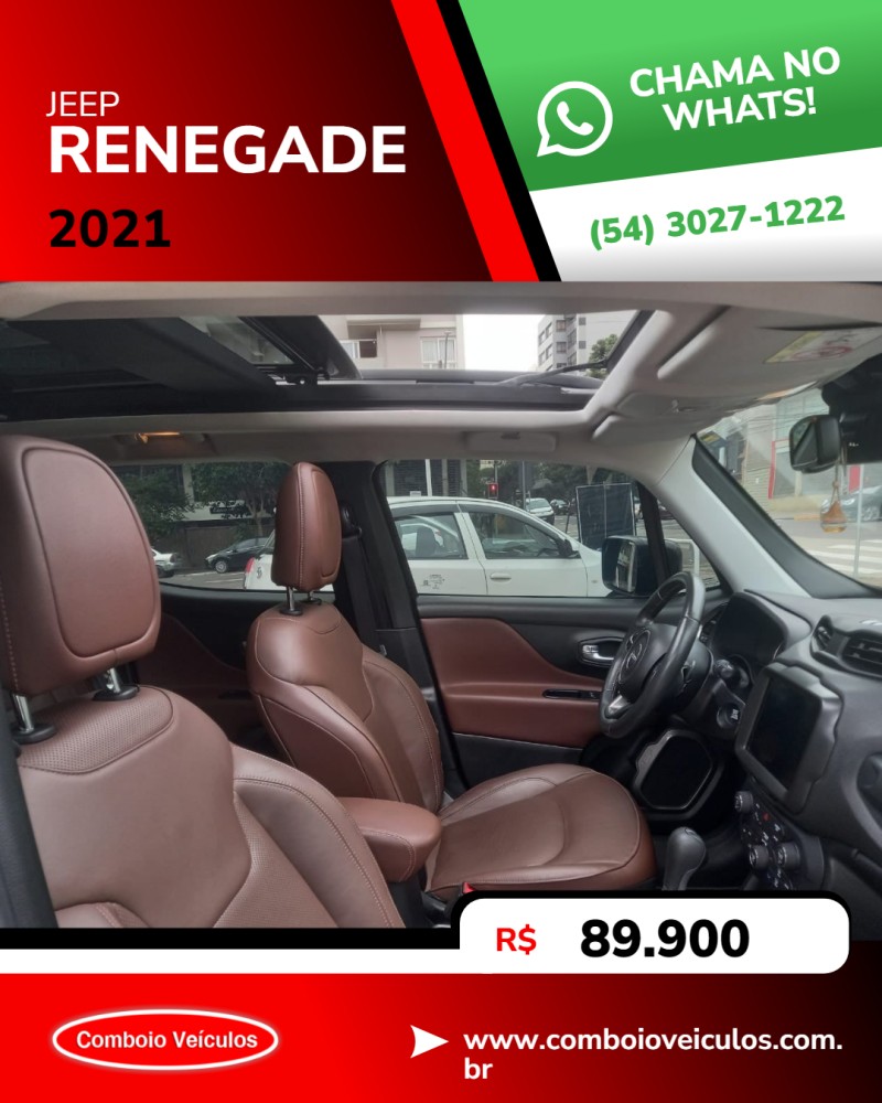 RENEGADE 1.8 16V FLEX LIMITED 4P AUTOMÁTICO - 2021 - CAXIAS DO SUL