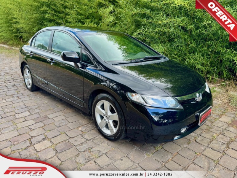 CIVIC 1.8 LXS 16V FLEX 4P AUTOMÁTICO - 2007 - NOVA PRATA