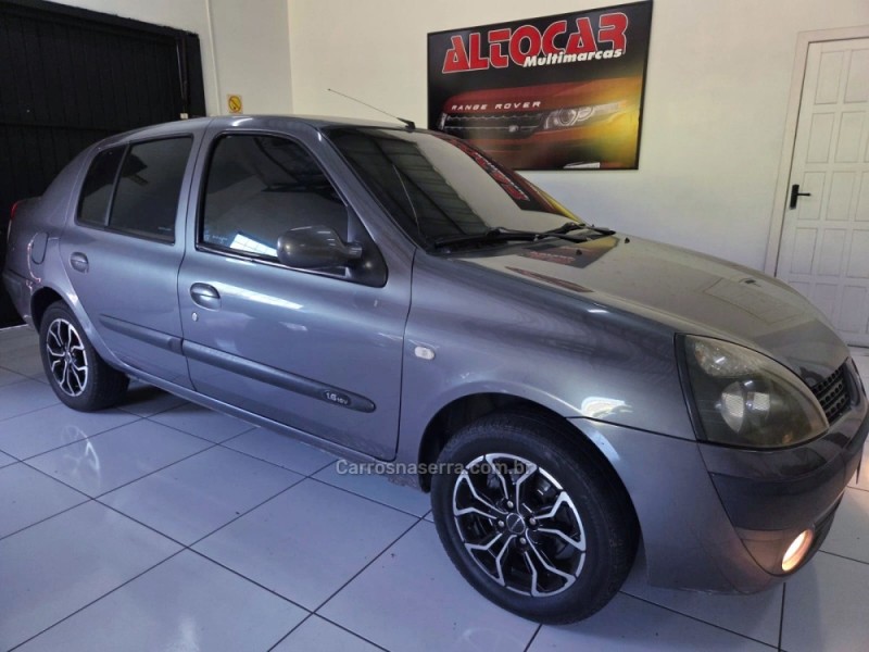 CLIO 1.6 PRIVILÉGE SEDAN 16V GASOLINA 4P MANUAL - 2006 - CAMPO BOM
